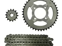 Комплект звёзд 428 41t, 428 14t + цепь 428 116 звеньев