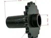 Ведущая звезда 428 l77-d20-z18 для квадроцикла