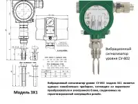 СУ-802 Вибрационный сигнализатор уровня компании Пьезоэлектрик, фотография 4