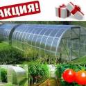 Теплица оцинкованная 10x3x2 Каркас + Поликарбонат+Парник