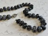 Бусы  серьги из гагата, фотография 5