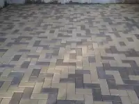 Укладка тротуарной плитки, благоустройство территории, ландшафтный дизайн, отмостка, дорожки, стоян, фотография 4