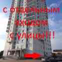Квартира в многоэтажном доме, с отдельным входом с улицы!