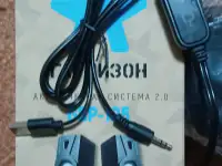 Акустическая система 2.0 колонки 6 Ватт 2,5 USB подключение, фотография 2