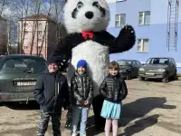 Поздравления от медведе/панды/мишка, фотография 3