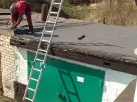 Ремонт наплавляемой кровли гаража