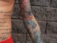 Тату пирсинг дреды, фотография 9