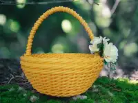 Корзиночки пасхальные из полиротанга., фотография 8