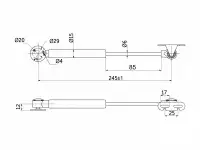 Подъемник мебельный газлифт, фотография 3