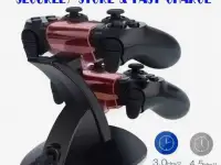 Зарядная станция для двух геймпадов dualshock PS4 . Это док-станция для зарядки контроллеров джойстиков PlayStation 4, фотография 3