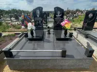 Памятники из чёрного и цветного гранита.Благоустройство, фотография 10