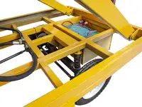 Платформенная тележка электрическая rutrike плита лифтер 1800 с гидроподъёмником, фотография 9