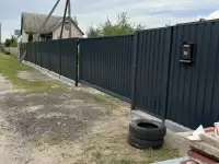 Установка заборов из металла профиль под ключ, фотография 4