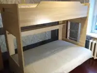 Кровать двухъярусная с диваном, фотография 2