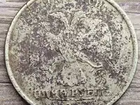 1 рубль 1998 ММД Несоосность, коррозия, трещина, непрочекан, фотография 2