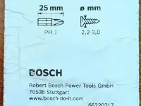 Набор бит Bosch PH1, фотография 2