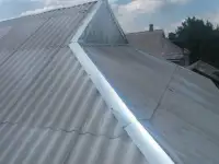 Конек оцинкованный для шифера 200х200 х 2м, фотография 3