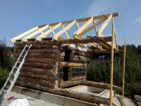 Замена кровли бани