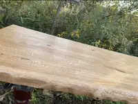 Столешница из дуба с «живым» краем, фотография 7
