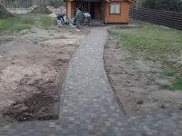 Укладка тротуарной плитки, фотография 2