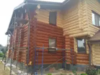 Шлифовка покраска дома, бани, сруба и. т. д, фотография 4