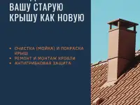 МОЙКА, РЕМОНТ, АНТИГРИБКОВАЯ ЗАЩИТА КРЫШИ!!!