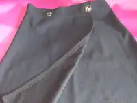 юбка черная с запахом короткая