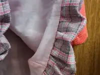 Платье трикотажное с бантом на замочке на 3-5лет, б.у, фотография 3