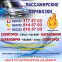Пассажирские перевозки Солигорск-Слуцк-Несвиж-Барановичи