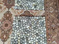 Коврик из натуральной черноморской гальки, фотография 3