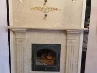 Облицовка печи натуральным камнем