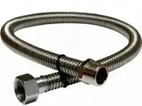 Шланг жёсткая подводка для газа 2 м сертификат клеймо, фотография 5