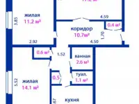 Срочная продажа квартиры, ул.Озерная, д.6