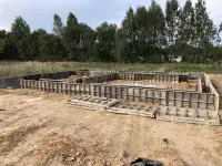 Законсервированный фундамент под.дом, п. Заозерный, Солигорский р-н., фотография 5