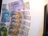 Куплю, обмен старые Швейцарские франки, бумажные Английские фунты стерлингов и др