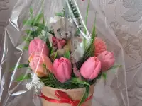 Букеты из мыльных цветов, фотография 6