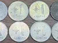 1, 2, 5 центов 1991 (Centai) Литва, фотография 3