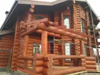 Шлифовка покраска дома, бани, сруба и. т. д, фотография 5