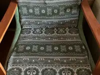 Кресло кровать зеленая обивка хорошая форма, фотография 5