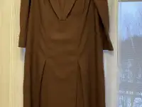 новое шерстяное платье большого размера