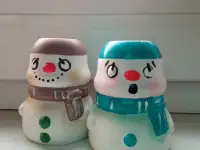 Снеговик из гипса многофункциональный