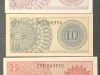 Набор банкнот Индонезии 1964 UNC, фотография 2