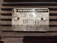 Мотор-редуктор Carpanelli M90S4, производство Италия, фотография 4
