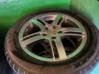 4 бу литые диски PCD 5x114 16x7J ET40 c шинами 225 55R16, фотография 6