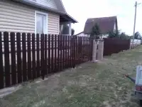 Забор хозблок навес ворота откатные и распашные, фотография 11