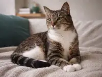 Замечательная кошечка Лучик в дар