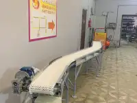 Поворотный транспортер с оптическим датчиком (датчиком остановки), фотография 2