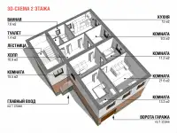 ДОМ 243.2 м2 в Гомеле УЧАСТОК 10.5 соток ПОЛНАЯ ОТДЕЛКА, фотография 4