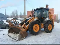 Услуги по уборки снега экскаваторами-погрузчиками вывоз