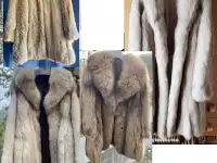 песцовая Шуба ПЕСЕЦ серый белый коричневый рыжая ЛИСА